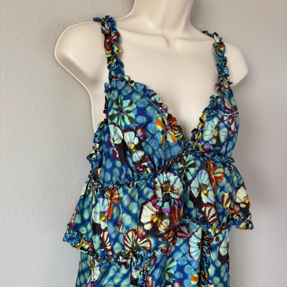 Ulla Johnson Sigrid Maxi Dress Azul Silk - Picture 5 of 10